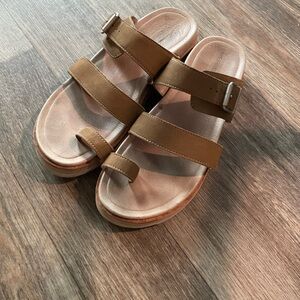 Tan Strappy Sandals